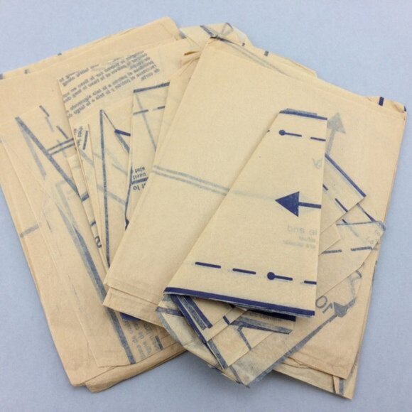 Vintage 70s Simplicity Pattern 5355 Wrap Blouse Halter Top Pants CUT 36" Bust - Picture 8 of 14